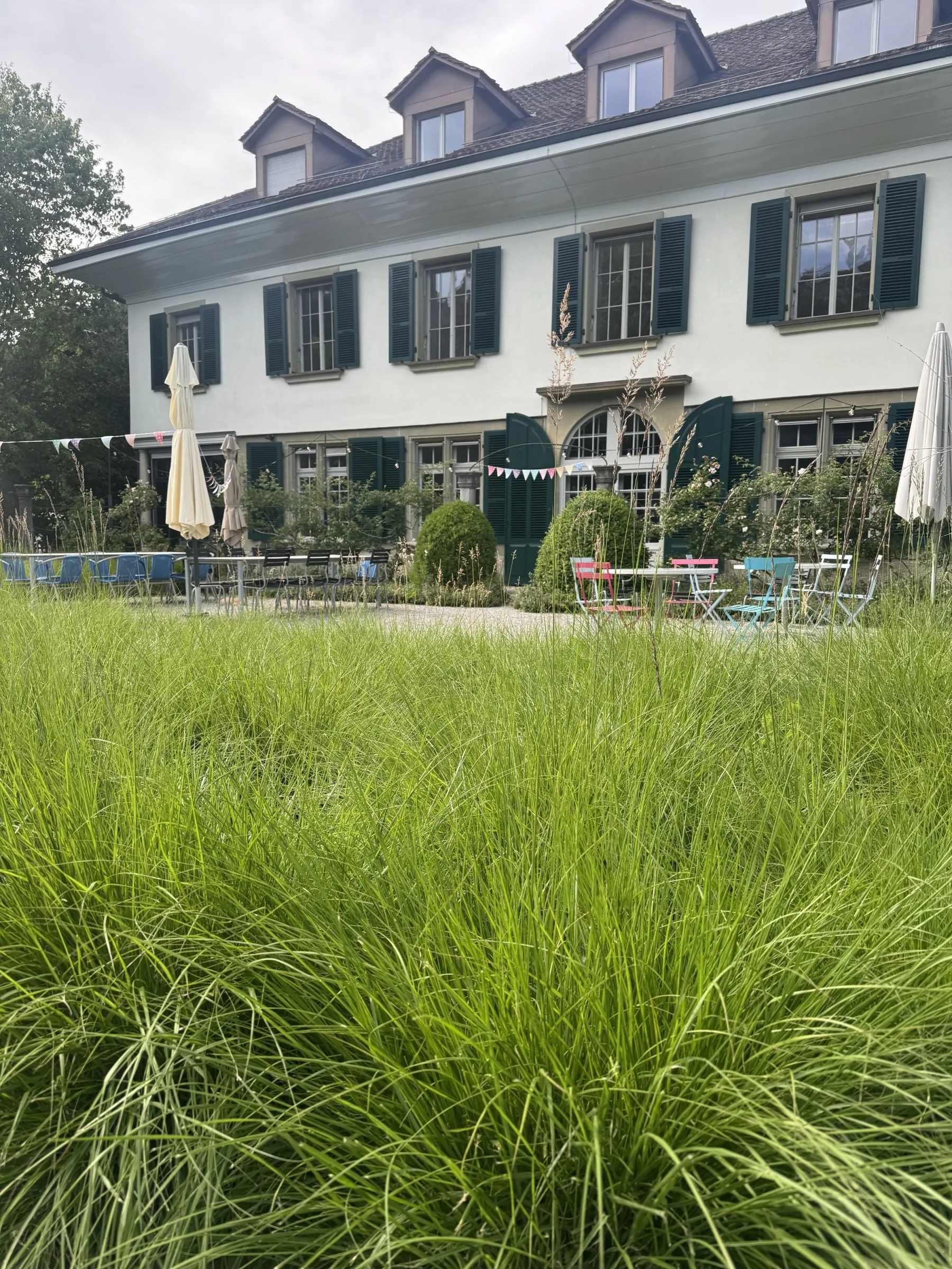 Garten des Hauses am Fluss im Altenberg, Bern